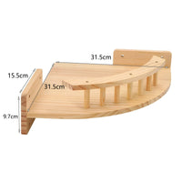 Climbing Wall Shelf for Cats with Scratching Post - ClimbPaws-Striped Cat Hammock-State of Style