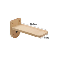 Climbing Wall Shelf for Cats with Scratching Post - ClimbPaws-Striped Cat Hammock-State of Style
