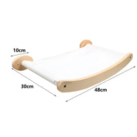 Climbing Wall Shelf for Cats with Scratching Post - ClimbPaws-Striped Cat Hammock-State of Style
