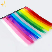 Clip-in Rainbow Hair Extensions – Ruby-State of Style