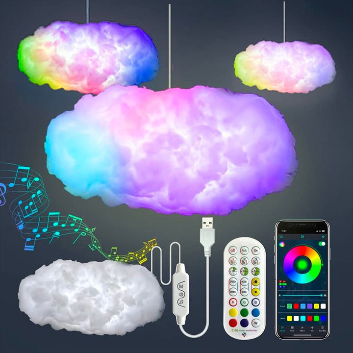 Cloud Lightning Lamp with Music and Colour – Nimbuson-State of Style