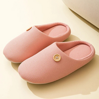 CloudStep Memory Foam Comfort Slippers-AU 4-5-Pink-State of Style