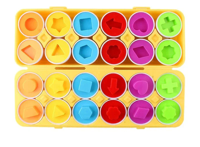 Colorful and Educational Egg Set - ColorMatch-State of Style