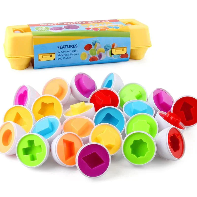 Colorful and Educational Egg Set - ColorMatch-State of Style