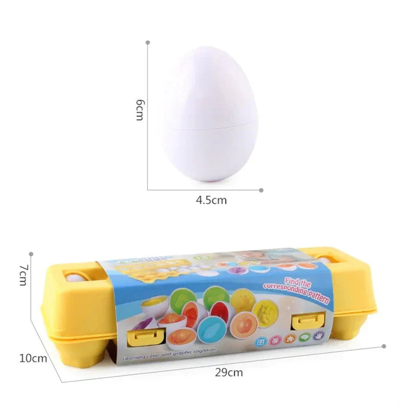 Colorful and Educational Egg Set - ColorMatch-State of Style