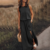 Colorful Stylish Summer Dress - Sophie Richter-Black-S-50% OFF!-State of Style