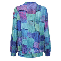 Colorful Sweatshirt with Unique Design - Vivelle-S-State of Style