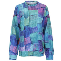 Colorful Sweatshirt with Unique Design - Vivelle-S-State of Style