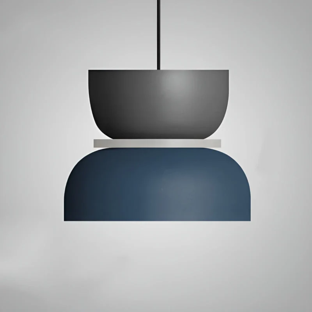 Colourful and Trendy Macaron LED Pendant Light - VividGlow-Grey-Blue-State of Style