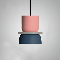 Colourful and Trendy Macaron LED Pendant Light - VividGlow-Pink-Blue-State of Style