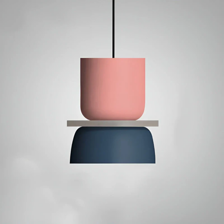 Colourful and Trendy Macaron LED Pendant Light - VividGlow-Pink-Blue-State of Style