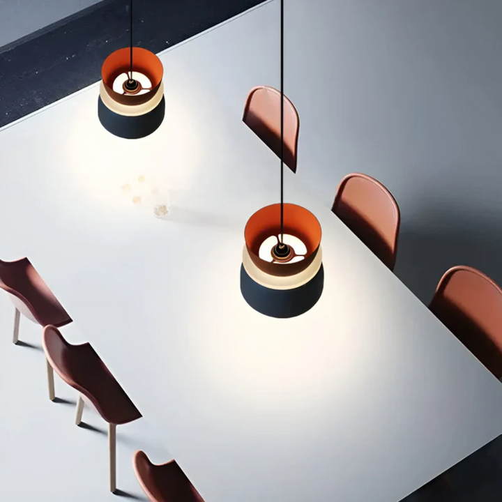 Colourful and Trendy Macaron LED Pendant Light - VividGlow-Yellow-Pink-State of Style