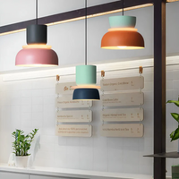 Colourful and Trendy Macaron LED Pendant Light - VividGlow-Yellow-Pink-State of Style
