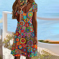 Colourful Summer Dress – Ophelia-S-State of Style