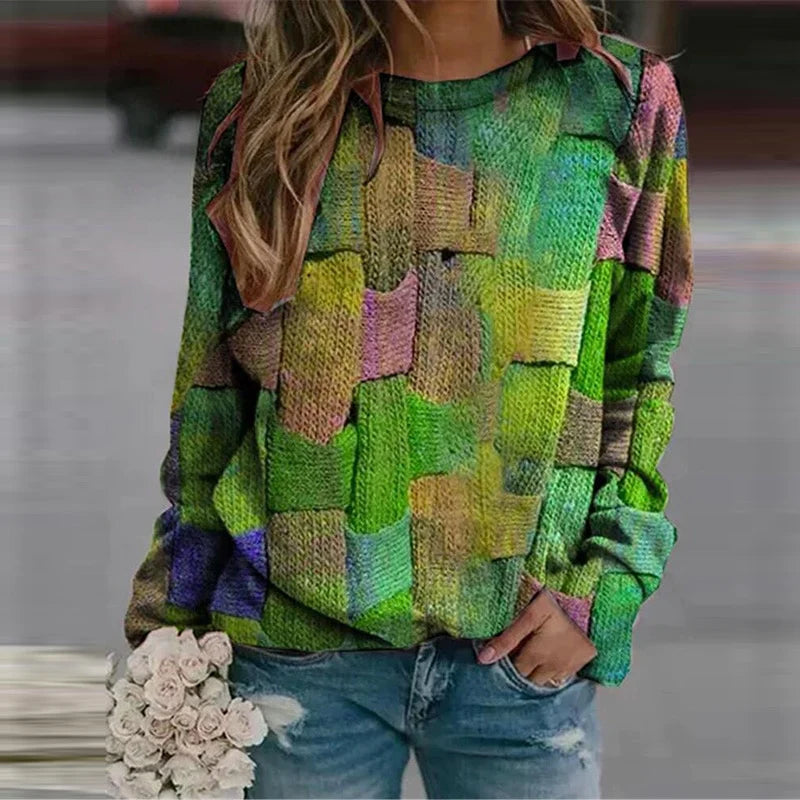 Colourful Women's Sweater - Ella-Green-XS-State of Style