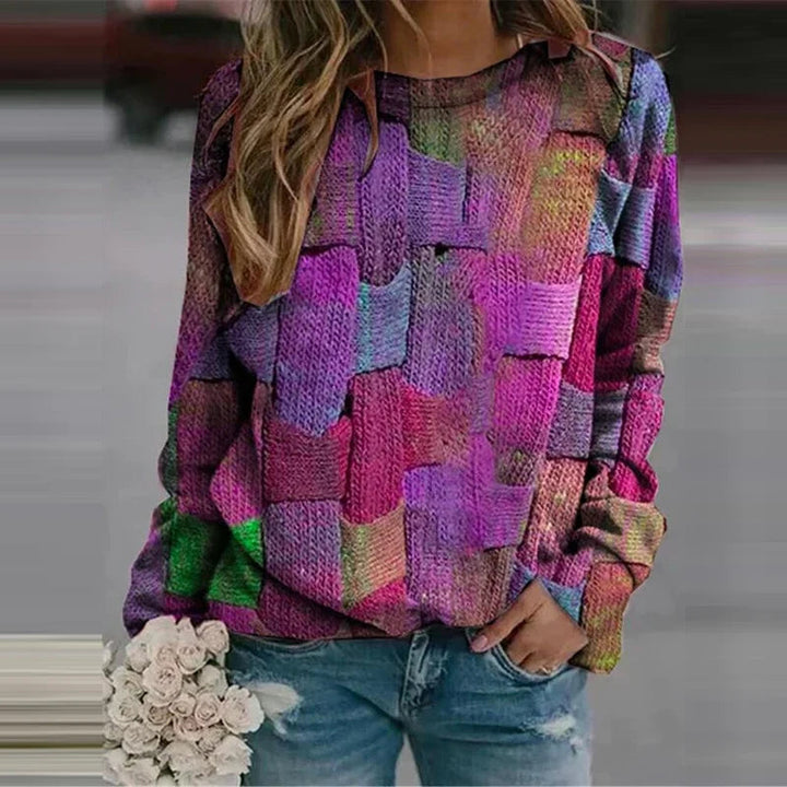 Colourful Women's Sweater - Ella-Purple-XS-State of Style