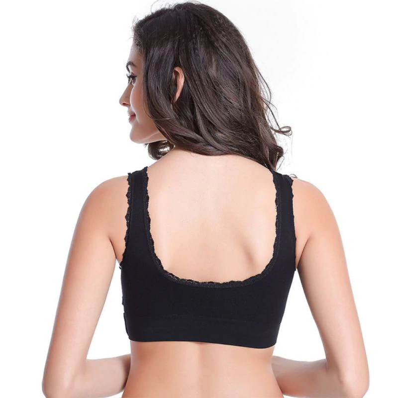 Comfort Bra with Side Closure – Elena-Black-S-State of Style