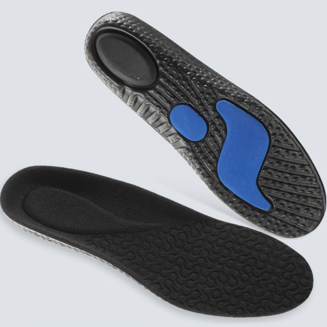 Comfort Insoles with Arch Support - OrthoBalance-Grey-AU 5–6-State of Style