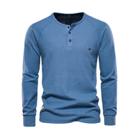 Comfortabele Heren Sweater - Arvid-Blue-S-State of Style