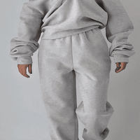 Comfortable 2-Piece Training Set | Elsie Activewear-Gray-S-State of Style