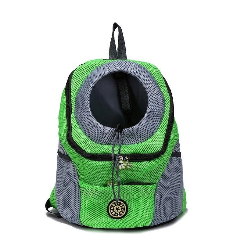 Comfortable and Safe Dog Backpack - BuddyPack-Green-0-5 Kg (30x34x16cm)-State of Style