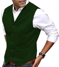 Comfortable and Stylish Men's Waistcoat – Lars-Green-S-State of Style