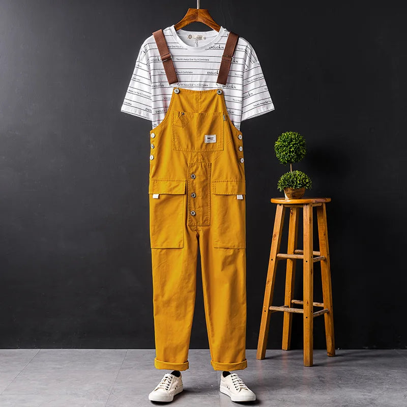 Comfortable and Stylish Overalls – Nova-Yellow-S-State of Style