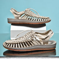 Comfortable and stylish summer sandals – Lioris-Grey Pink-3-State of Style