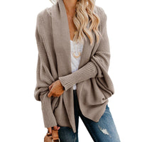 Comfortable and Stylish Women's Cardigan - Livia-Khaki-One Size-State of Style