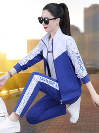 Comfortable and Stylish Women's Tracksuit - Sabine-Blue - Blue-M-State of Style