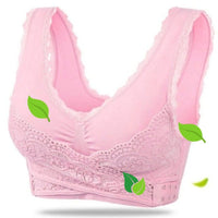 Comfortable and Supportive Bra - Grace-Light Pink-S-State of Style