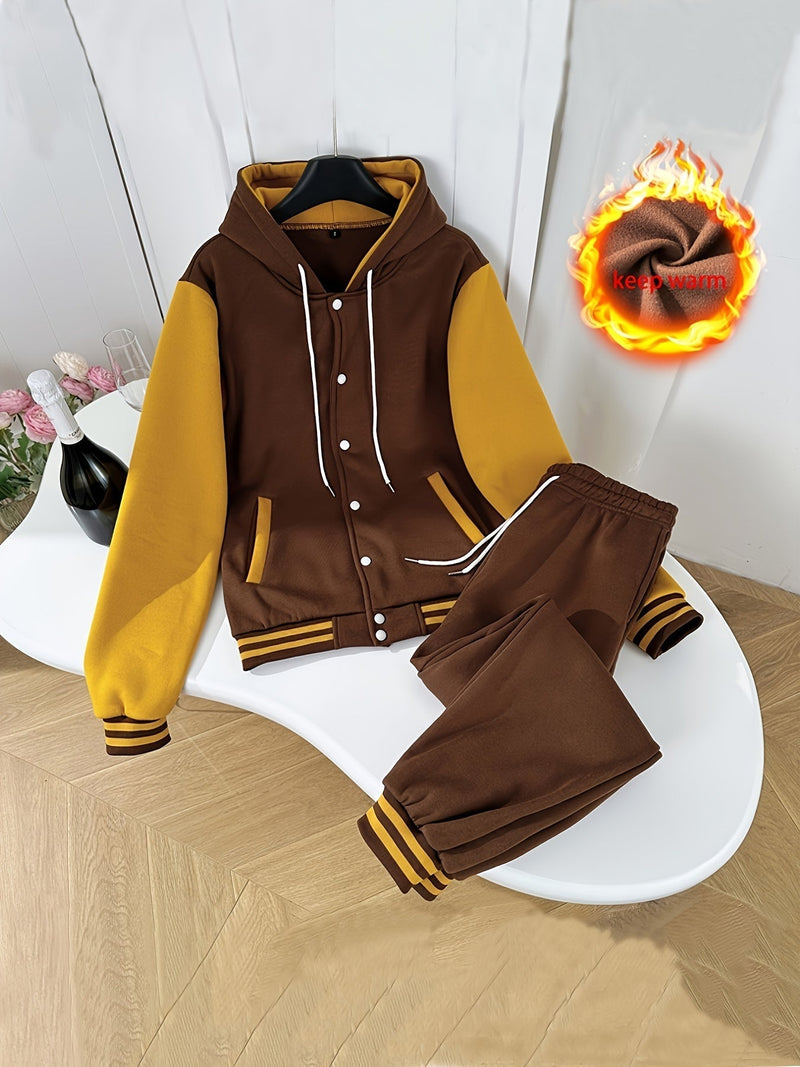 Comfortable and Trendy 2-Piece Tracksuit - Elara-S-State of Style