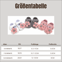 Comfortable Baby Shoes for Little Explorers - MiniSteppers-0-6 Months-Black Flower-State of Style