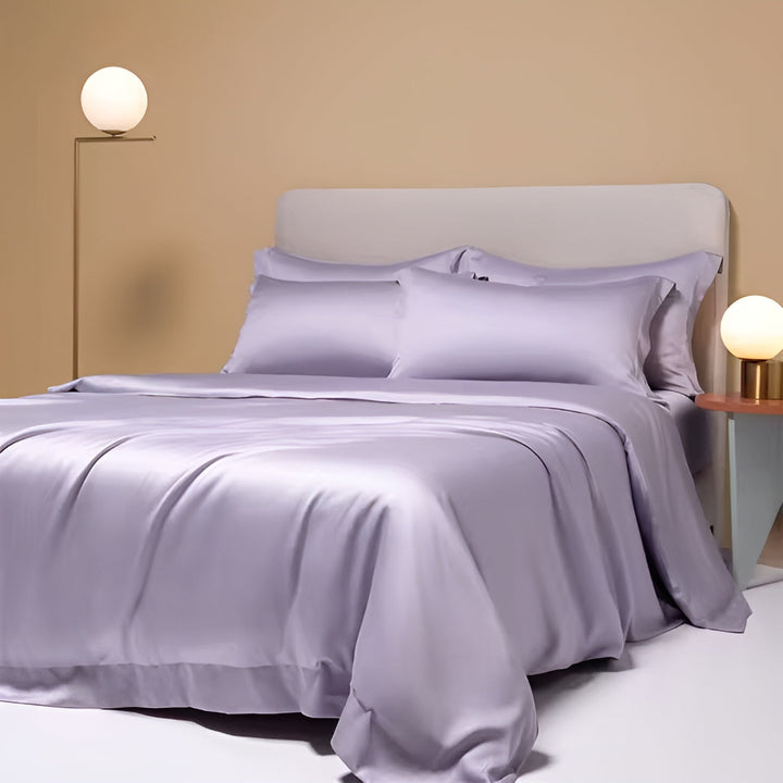 Comfortable Bamboo Duvet Cover - BambooDreams-Purple-150 cm × 200 cm-State of Style