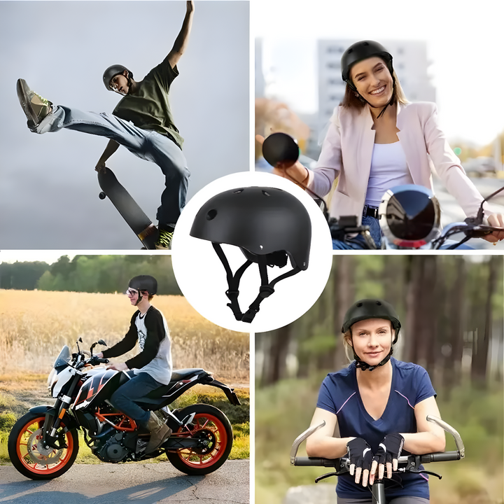 Comfortable Bike Helmet - SafeRide Bicycle Helmet-Black-S (51–55 cm)-State of Style