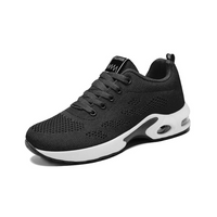 Comfortable & Breathable Orthopedic Women's Sneakers – Marlene-Black-3-State of Style