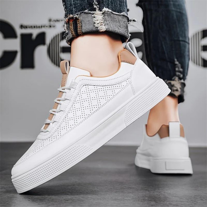 Comfortable Casual Men’s Sneakers – UrbanEase-White-7-State of Style