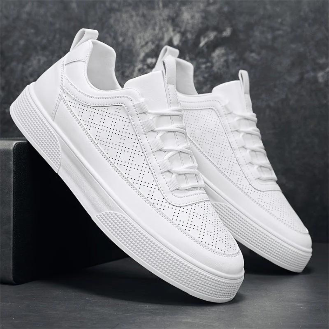 Comfortable Casual Men’s Sneakers – UrbanEase-White-7-State of Style