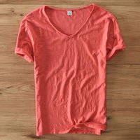 Comfortable Casual Summer Men's T-Shirt - Ruben-Red-M-State of Style