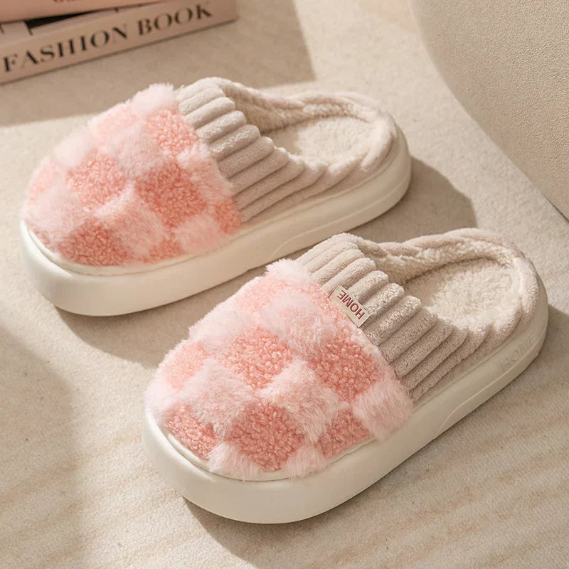 Comfortable Cotton Slippers - Jesse-Pink-8-State of Style