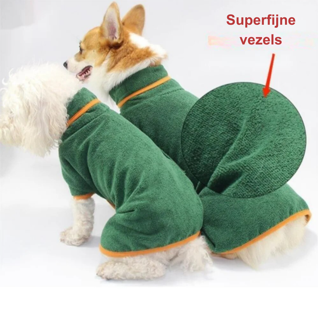 Comfortable Dog Bathrobe - Finn-Blue-XS-State of Style
