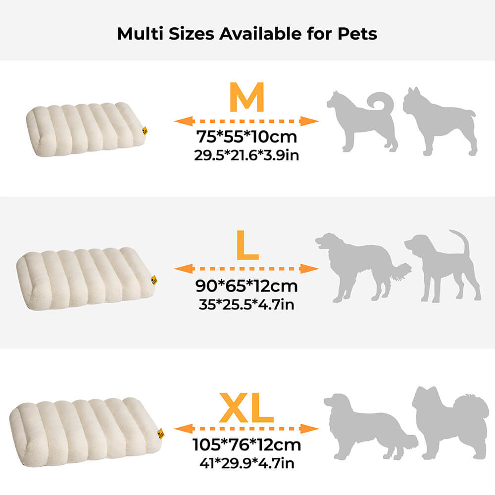 Comfortable Dog Bed - CheesecakeComfort Bed-M-White-State of Style