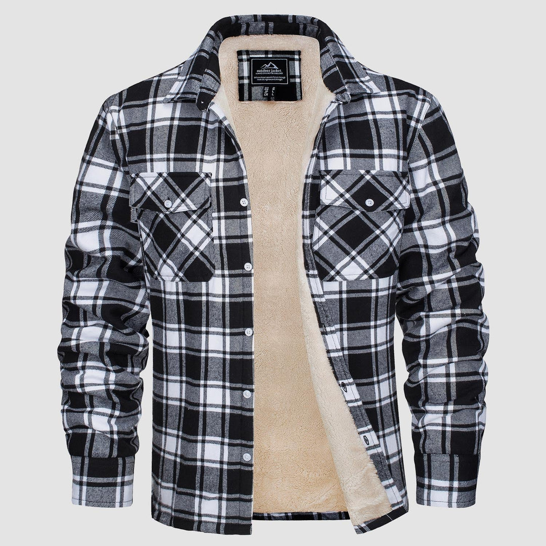 Comfortable Fleece Shirt - Ruben-Black-S-State of Style