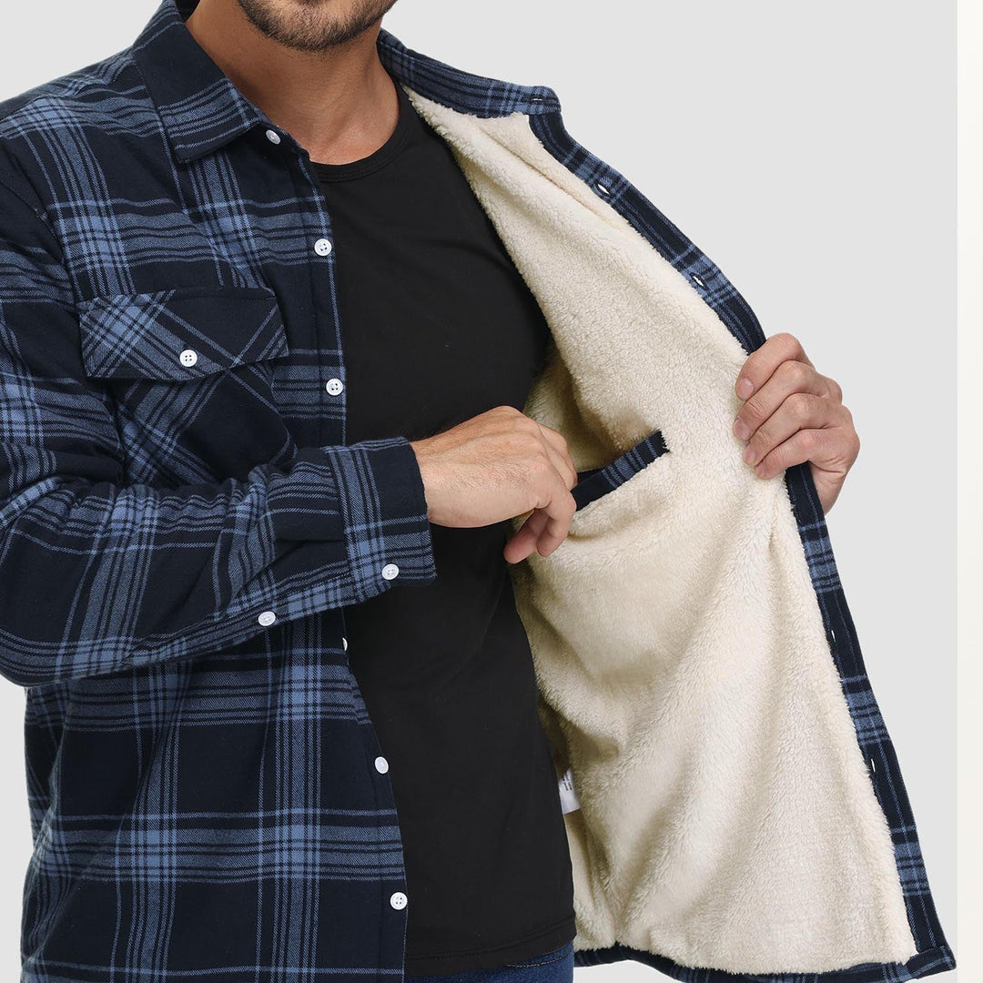 Comfortable Fleece Shirt - Ruben-Brown-S-State of Style