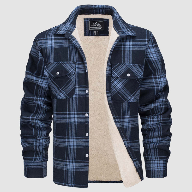 Comfortable Fleece Shirt - Ruben-Grey Blue-S-State of Style