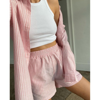 Comfortable Home Clothing Set | Relaxed Fit | Soft and Stylish-Pink-S-State of Style
