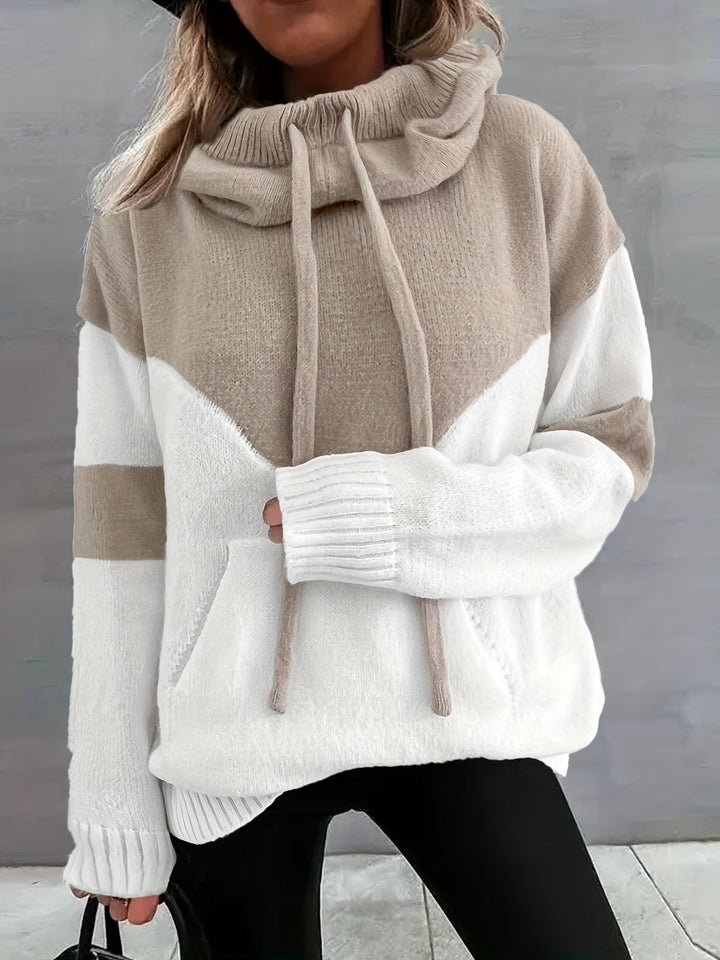 Comfortable Hoodie with Drawstring – Maya-Beige-S-State of Style