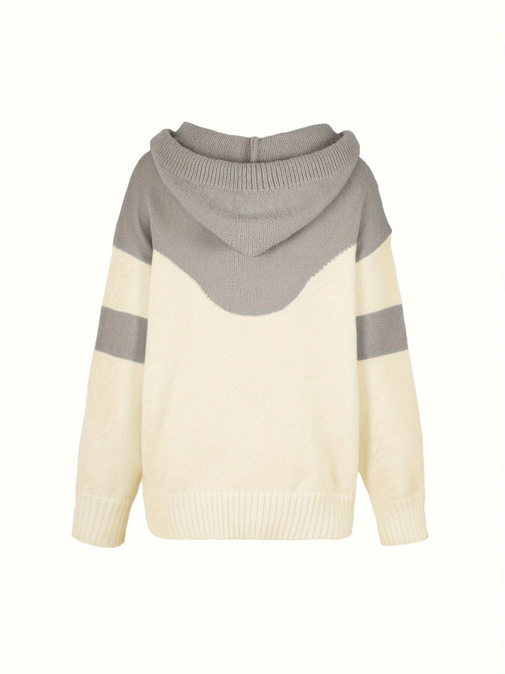Comfortable Hoodie with Drawstring – Maya-Beige-S-State of Style