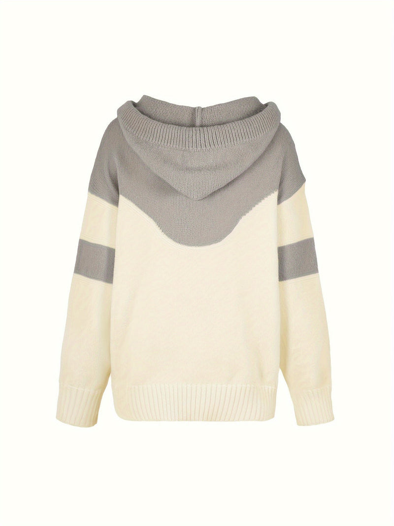 Comfortable Hoodie with Drawstring – Maya-Beige-S-State of Style