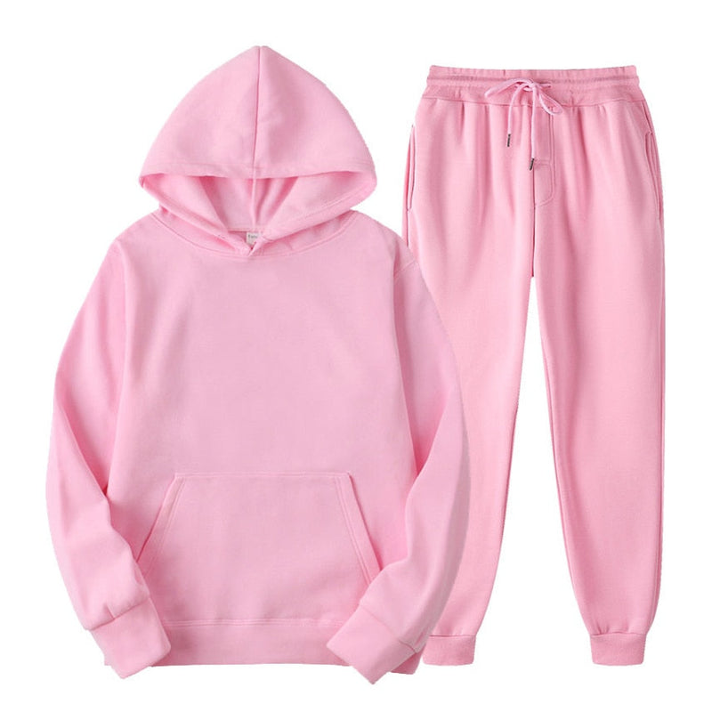 Comfortable Jogging Set For Women | Stylish & Versatile-Pink-S-State of Style